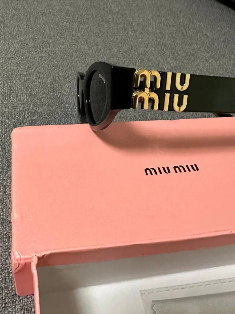 Black Miu Miu Sunglasses